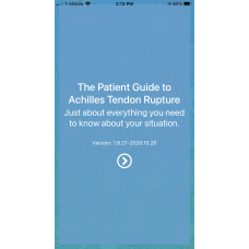 Achilles Rupture (Tear) - Patient Guide